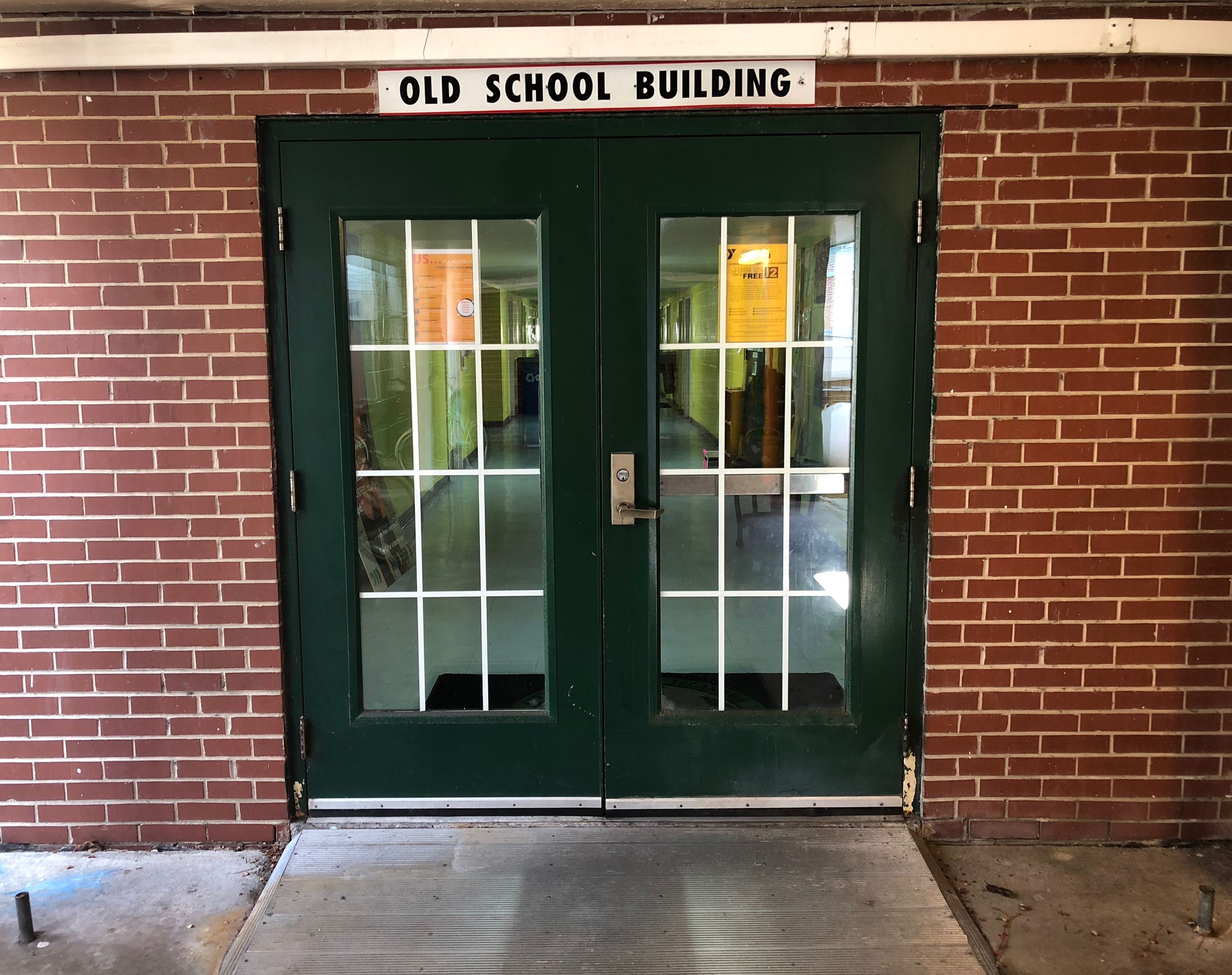 Old School Building Entryway